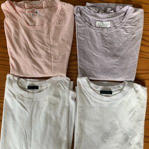 Set of 4 tees, by Velvet, ATM, and Sundry